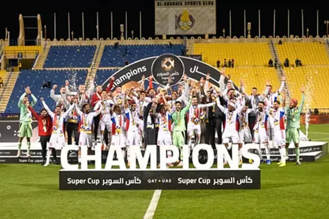 الشارقة بطلا لكأس السوبر الإماراتي القطري بالفوز على الغرافة